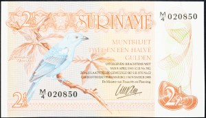 Surinam, 2 1/2 zlatého 1985