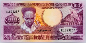 Surinam, 100 Gulden 1986