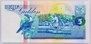 Surinam, 5 guldenů 1991