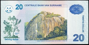 Suriname, 20 dollari 2004