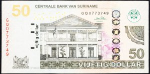 Surinam, 50 dolarów 2010