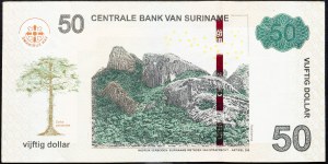 Suriname, 50 dollari 2010