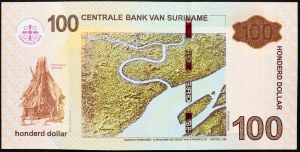 Suriname, 100 Dollars 2016