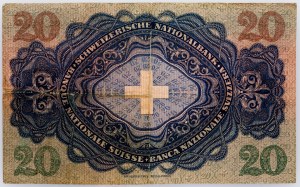 Switzerland, 20 Francs 1935