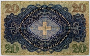 Switzerland, 20 Francs 1946