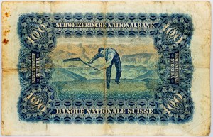 Švajčiarsko, 100 frankov 1951