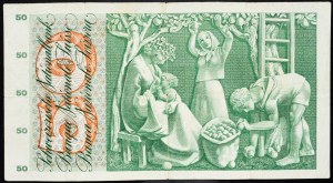 Switzerland, 50 Francs 1972