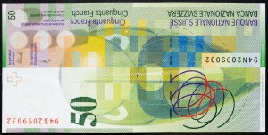 Švýcarsko, 50 franků 1994
