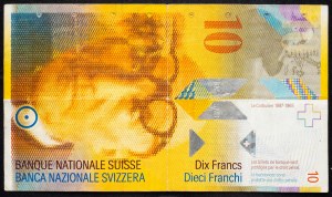 Švýcarsko, 10 franků 1997