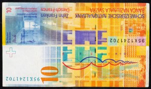 Švýcarsko, 10 franků 1997