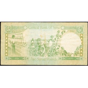 Syria, 5 Pounds 1982