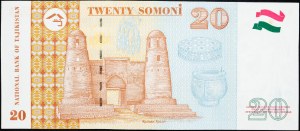 Tadžikistan, 20 Somoni 1999