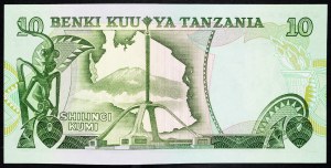Tanzanie, 10 Shillings 1978
