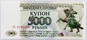 Transnistrien, 5000 Rubel 1993