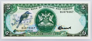 Trinidad a Tobago, 5 dolarů 1985