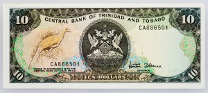 Trinidad und Tobago, 10 Dollars 1985