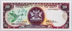 Trinidad a Tobago, 20 dolárov 1985