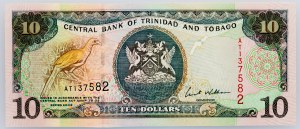 Trinidad and Tobago, 10 Dollars 2002