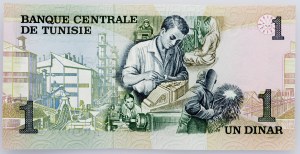 Tunezja, 1 dinar 1973