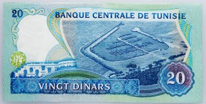 Tunisie, 20 Dinars 1983