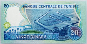 Tunisia, 20 Dinar 1983