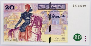 Tunisko, 20 dinárů 1992