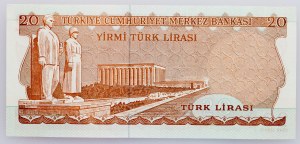 Turquie, 20 lires 1979-1982