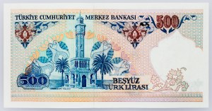 Turecko, 500 lir 1984