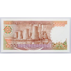 Turchia, 5000 lire 1988