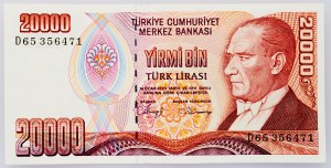 Türkei, 20000 Lira 1988-1993
