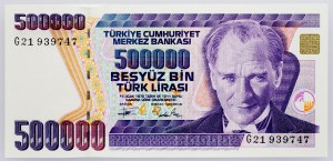 Turquie, 500 000 LIra 1994-1996