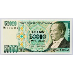 Turkey, 50000 Lira 1995-1997
