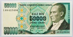 Turkey, 50000 Lira 1995-1997