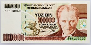 Türkei, 100000 Lira 1996-1998