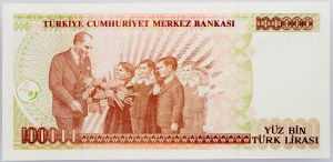 Turchia, 100000 lire 1996-1998