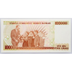 Turchia, 100000 lire 1996-1998