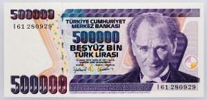 Turquie, 500 000 LIra 1997-1999