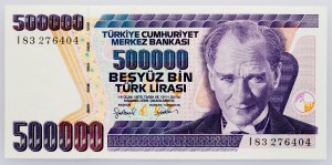 Turkey, 500000 LIra 1997-1999