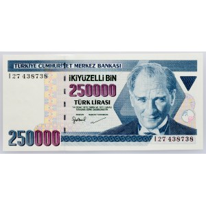 Turkey, 250000 Lira 1998-2001