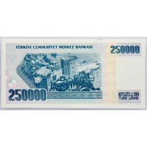 Turkey, 250000 Lira 1998-2001