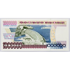 Turkey, 1000000 Lira 1996-2001