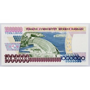 Turkey, 1000000 Lira 1996-2001