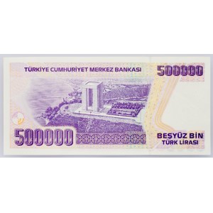 Turkey, 500000 LIra 2000-2002