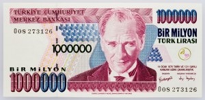 Turcja, 1000000 lirów 2002