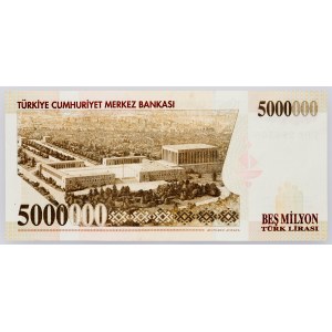 Turkey, 5000000 Lira 1997-2004