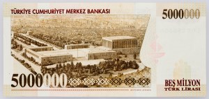 Turkey, 5000000 Lira 1997-2004