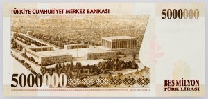 Turecko, 5000000 lír 1997-2004
