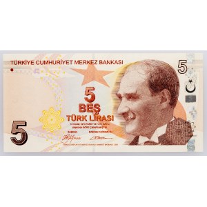 Turkey, 5 Lira 2009