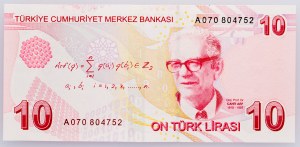 Turkey, 10 LIra 2009