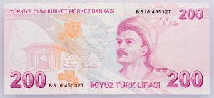 Turquie, 200 lires 2009